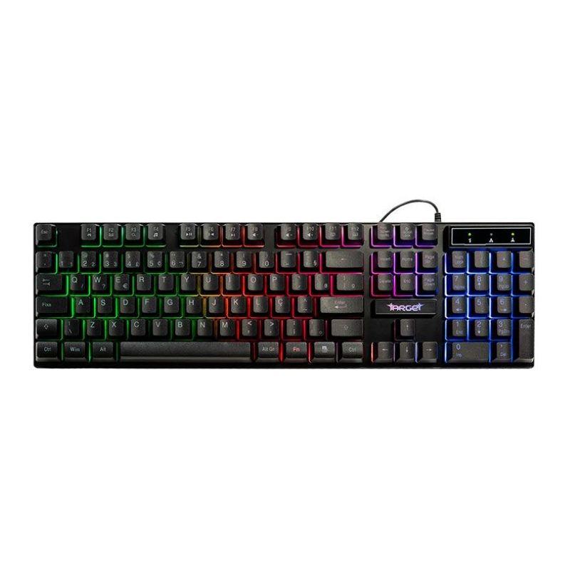 Imagem do produto Teclado Gamer TGT M16L, Rainbow, ABNT2, Preto, TGT-M16L-RBW01 em Magazine Luiza